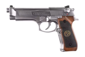 Samurai Edge Standard V.2 M9 Full Auto pistol replica - silver