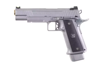 Airsoft pistole SAI 2011 DS 5.1 (hliník / Green gas) - stříbrná