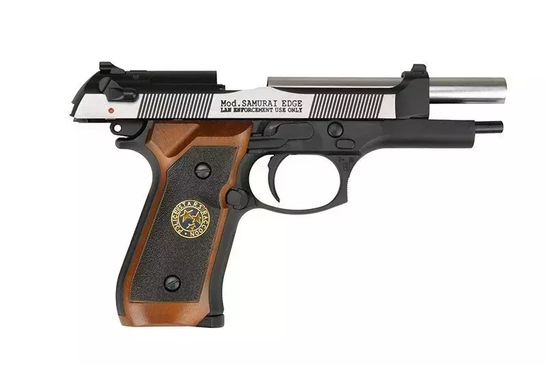 WE-2058 BIOHAZARD pistool replica - 2 TONEN
