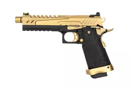 Airsoft pistole Hi-capa 5.1 Split Slide - zlatá / černá