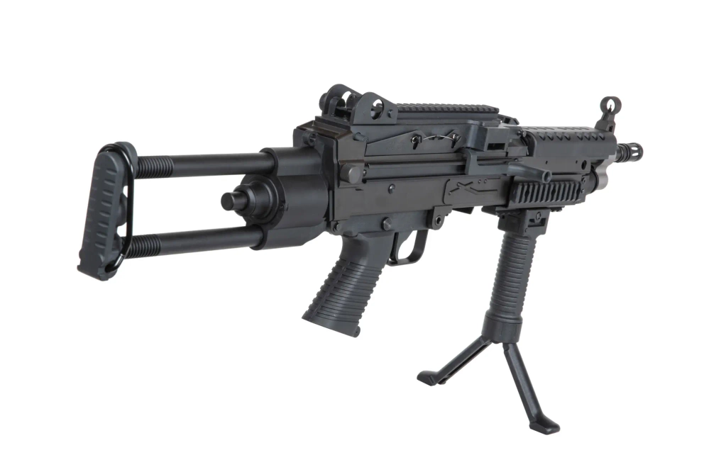 A&K M249 Para Black Airsoft Machine Gun