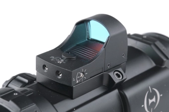 Telescopio 4x32E con minicolimador - negro