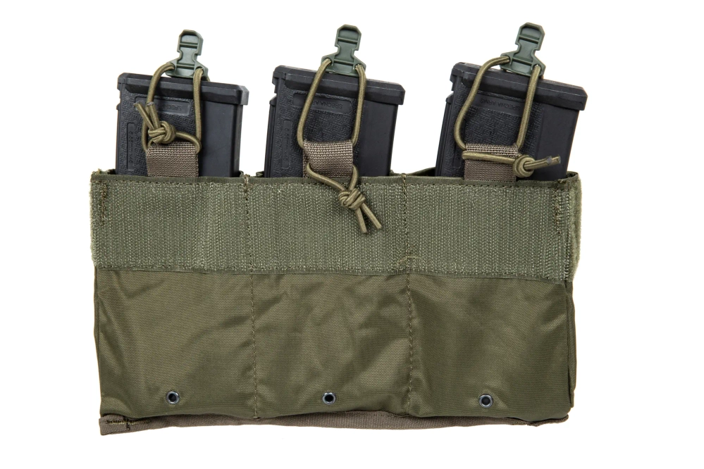 Trojitá taktická vložka pro 7,62mm zásobníky Wosport Ranger Green