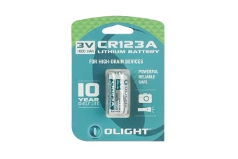 Batterie 3V CR123A Li-Fe 1600 mAh