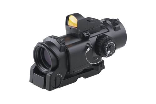 4x32E spotting scope met minicollimator - zwart