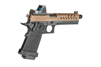 Pistolet airsoft Vorsk hi-capa 5.1 BDS - tan/noir