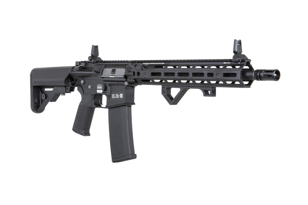 Karabinek ASG Specna Arms Daniel Defense® RIS III 12.5'' SA-P28 Prime™ Aster II ETU z silnikiem bezszczotkowym Czarny