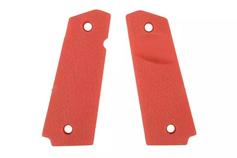Pik style Colt 1911 type grip cover - Red