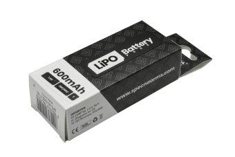 Batterie LiPo 7.4V 600mAh 20/40C pour PDW - Tamiya mini