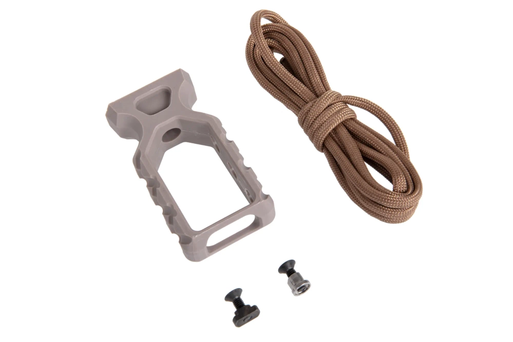 Empuñadura vertical PTG Paracord en KeyMod/M-LOK Tan
