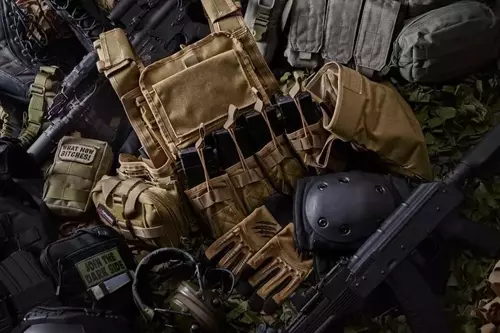 Lehký taktická vesta Laser-Cut - zelený ranger