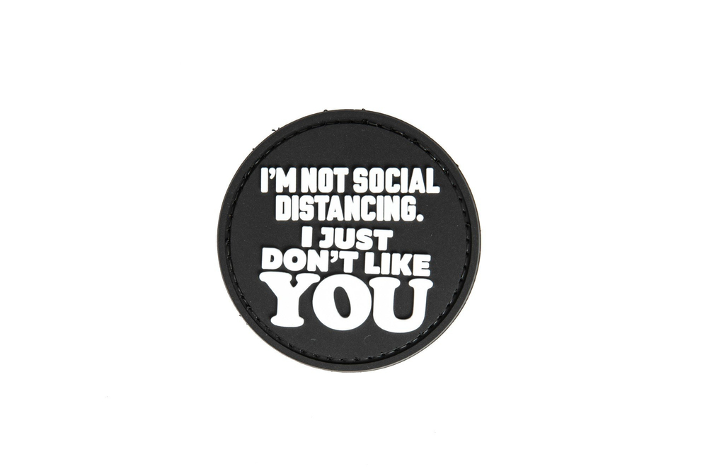 3D Just Don’t Like YOU Patch - Black