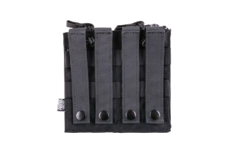 Pochette double Open I pour chargeurs AK/M4/G36 - noir