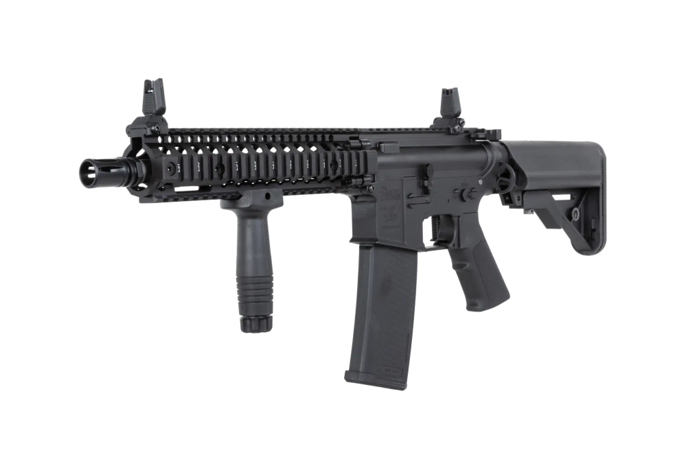 Karabinek ASG Specna Arms Daniel Defense® MK18 SA-P19 Prime™ Aster II ETU z silnikiem bezszczotkowym Single Fire Only Czarny
