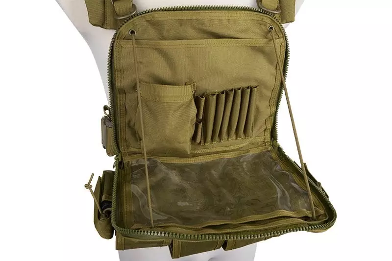 Chaleco táctico Comandante Chest rig - verde oliva