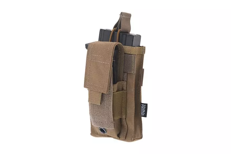 Open Top 1+1 Pouch - Tan