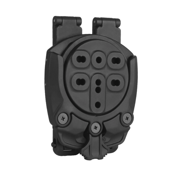 Adaptateur d'holster tactique universel à 360 degrés Wosport GB-ACC-21 Noir