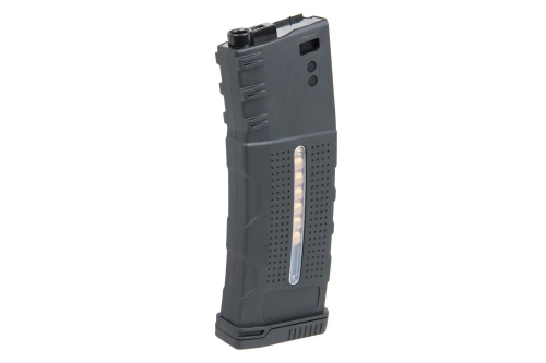 Polymeer Mid-Cap Magazijn voor 150 Tornado kogels met dummypatronen voor M4/M16 replica's Zwart