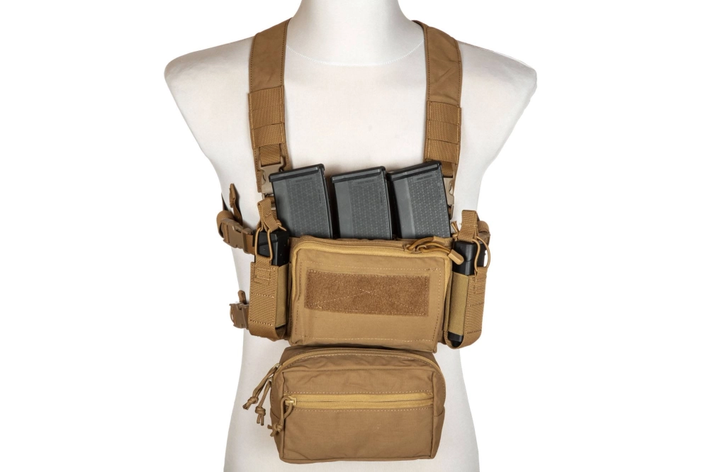 Chaleco táctico Todoterreno Chest rig Wenator+ Coyote Brown