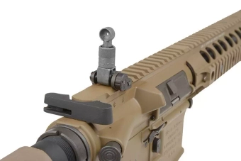 Airsoftová zbraň puškaka Knight's Armament SR16 CQB - Tan