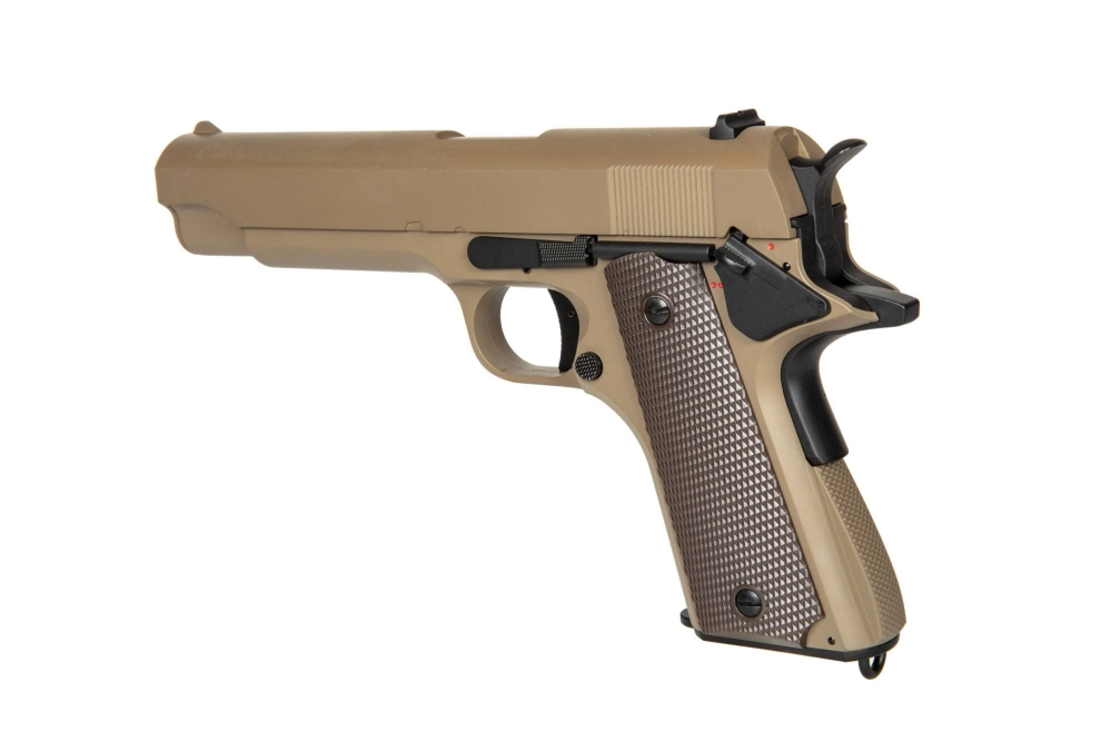 Replika elektrické pistole CM123 - Tan (s baterií)