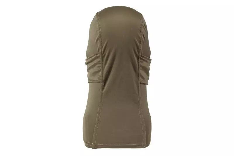 Thermoactive balaclava with steel mask - olive