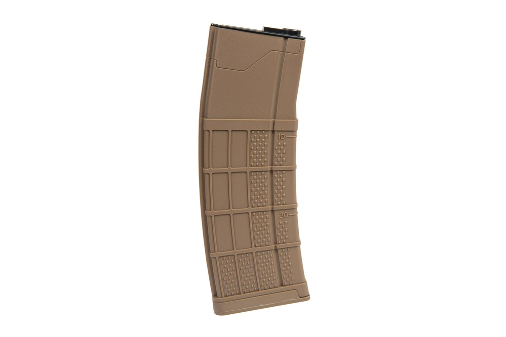 Long chargeur hi-cap 450 billes pour répliques M4/M16 - tan