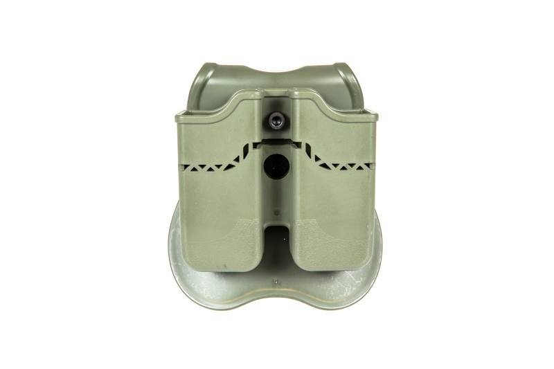 Funda doble para cargadores pistola owe type Beretta - olive
