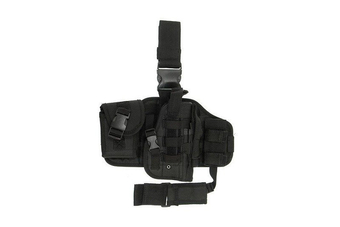 Panneau de cuisse modulaire avec holster - noir