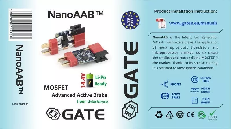 Gate NanoAAB Mosfet