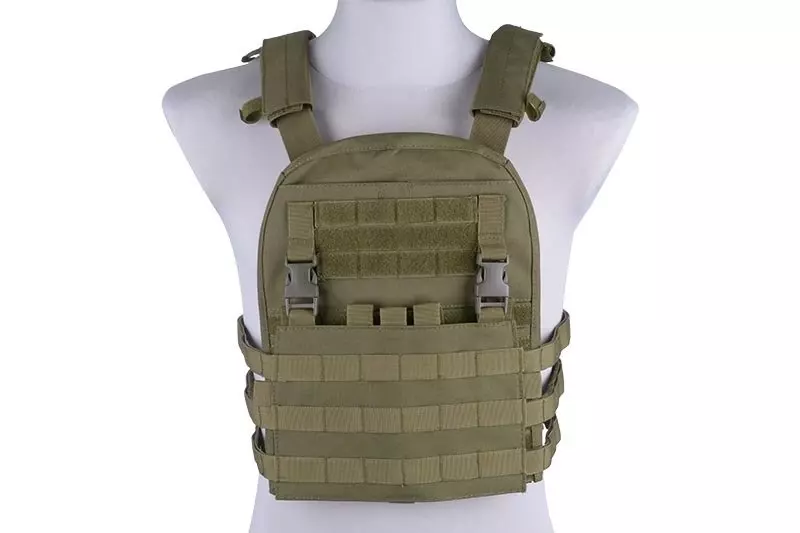 Plate Carrier w/ Removable Panel Tactical Vest - Olive Drab