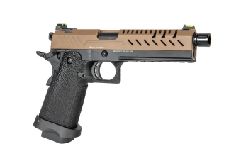 Airsoft pistole Vorsk hi-capa 5.1 - tan/black