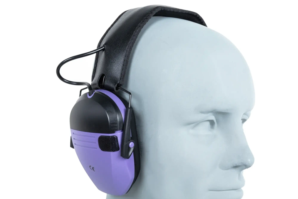 Protectores auditivos activos Wosport HD-21 Morado