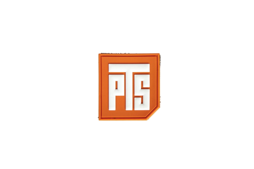 1.5 PVC Tab 3D Patch - orange