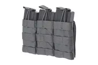 Potrójna ładownica Open Top na magazynki M4/M16 - foliage green