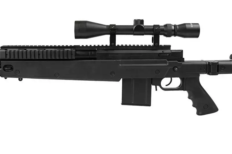 MB4406D sniper rifle replica with scope and bipod