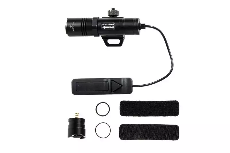 FAST 302R-BK tactical flashlight - black