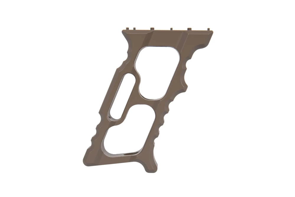 Aluminiowy chwyt kątowy TD Minivert na KeyMod/M-LOK Tan