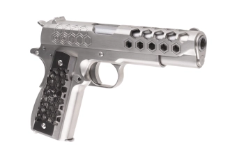 Airsoft pistole 1911 Hex Cut V.3 - Stříbrný