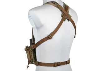 Chaleco tipo Chest Rig Pew Tactical CR03 MC