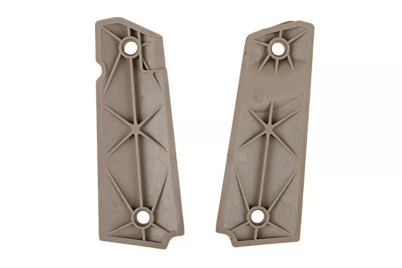 Obložení rukojeťu type Colt 1911 - tmavě zemité