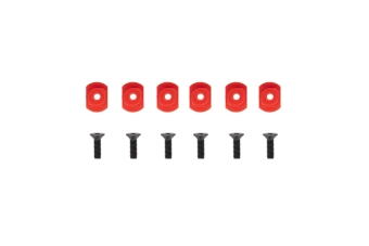 MLOK Rail Guards Blocks - Rojo