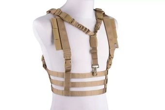 Dynamic Chest Rig Tactical Vest - Tan
