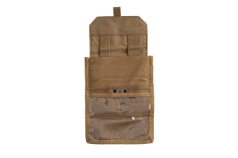 Składany mapnik molle z rzepem - Coyote Brown