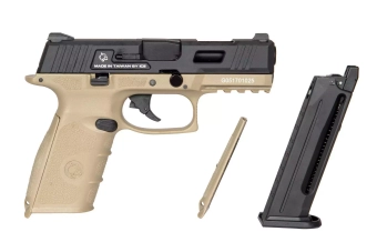 BLE-XFG pistol replica - tan / black