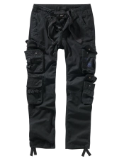 Brandit Pure Slim Fit Pantalones Negro