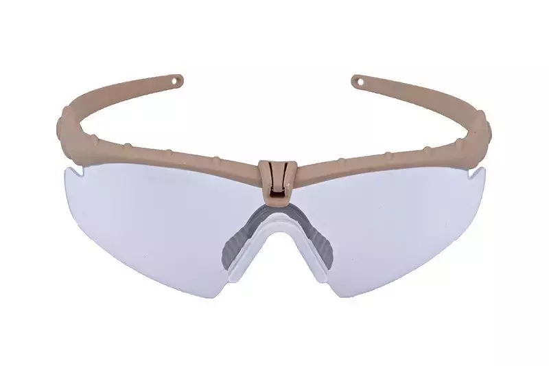 Lunettes tactiques - Tan/transparent