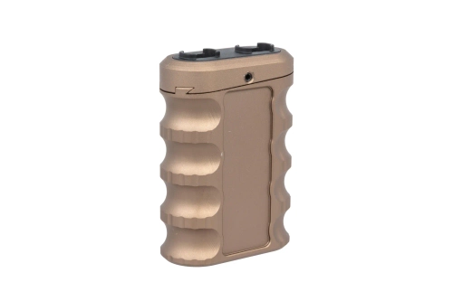 JJ Airsoft JA-1393 angled front grip for M-LOK/Keymod rail (aluminium) Flat Dark Earth