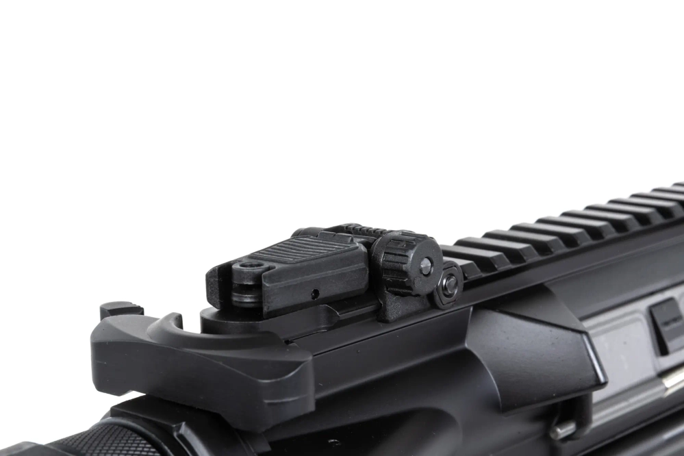 Specna Arms Daniel Defense® MK18 SA-P19 Prime™ Aster II ETU airsoft Carbine with Single Fire Only Brushless Motor Black