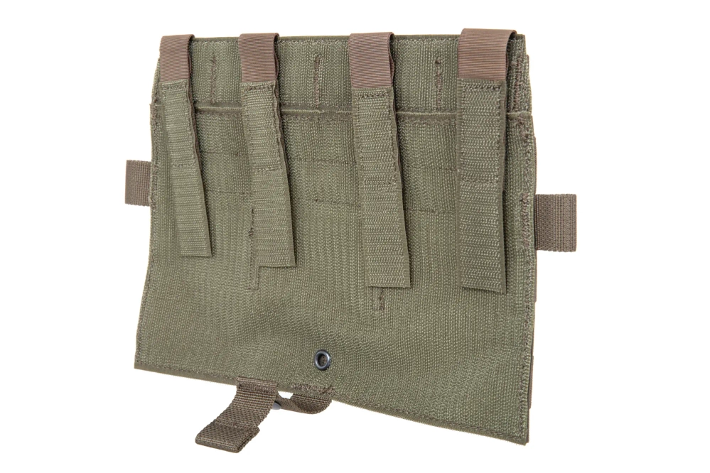 Panel de carga Ape Force Gear para 3 cargadores M4/M16 Flat Ranger Green
